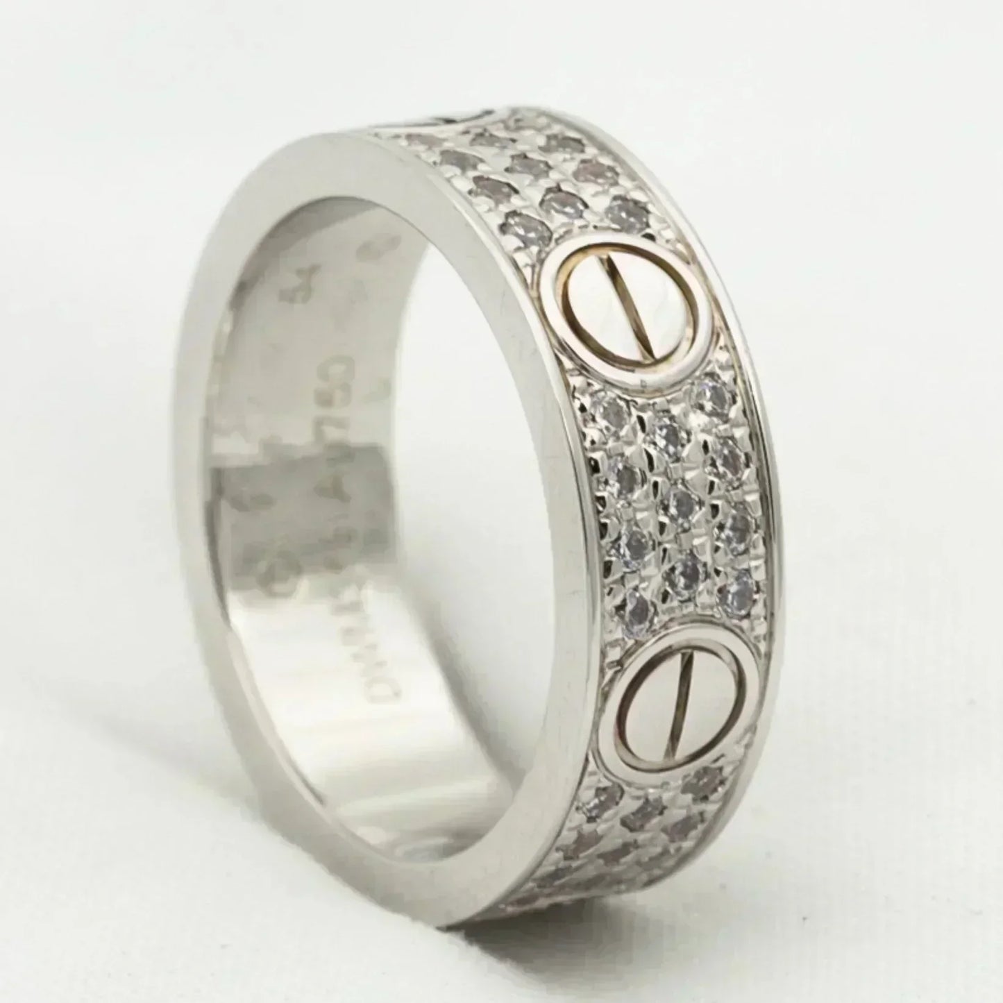 [Kismet Jewels ]LOVE RING 5.5MM DIAMONDS PAVED
