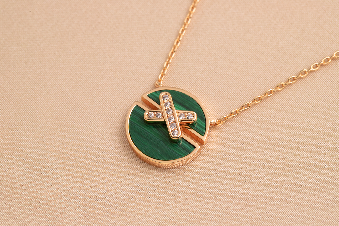 [Kismet Jewels ]JEUX DE PINK GOLD DIAMOND NECKLACE