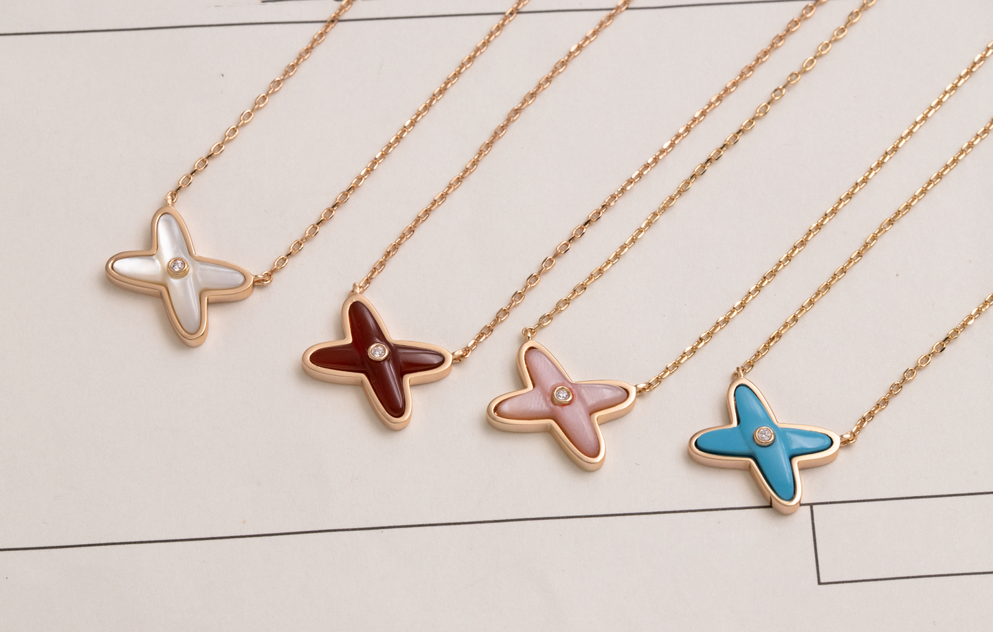 [Kismet Jewels ]JEUX DE NECKLACE 1 DIAMOND