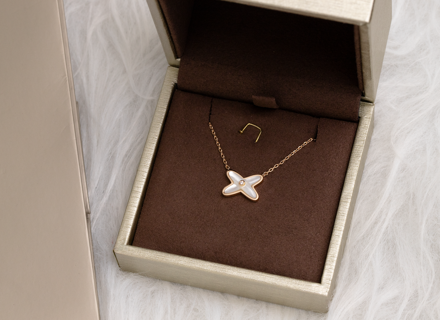 [Kismet Jewels ]JEUX DE NECKLACE 1 DIAMOND