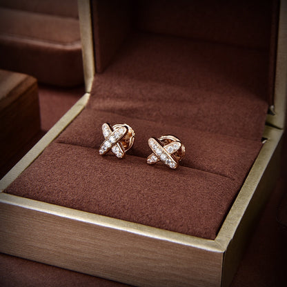 [Kismet Jewels ]JEUX DE GOLD DIAMOND EARRINGS