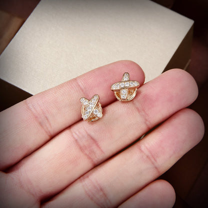 [Kismet Jewels ]JEUX DE GOLD DIAMOND EARRINGS