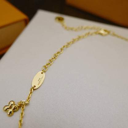 [Kismet Jewels ]BLOOMING SUPPLE NECKLACE BRASS
