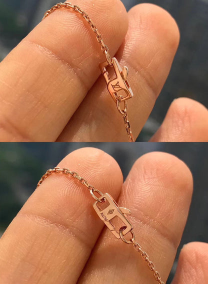 [Kismet Jewels ]BLOSSOM PENDANT PINK GOLD AND DIAMOND