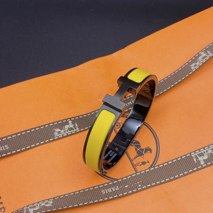 [Kismet Jewels ]CLIC HM SO BLACK YELLOW BRACELET