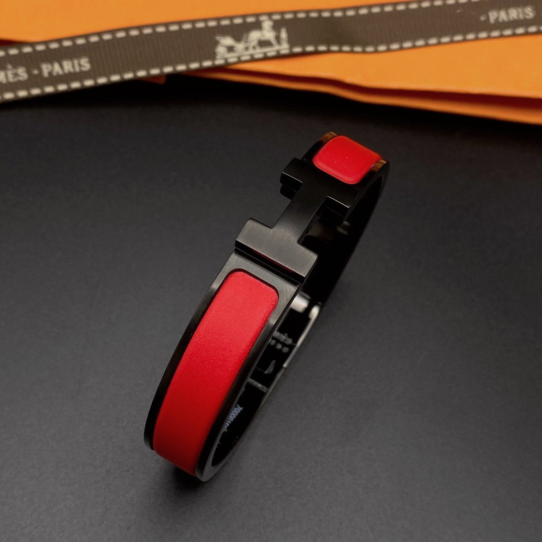[Kismet Jewels ]CLIC HM SO BLACK RED BRACELET