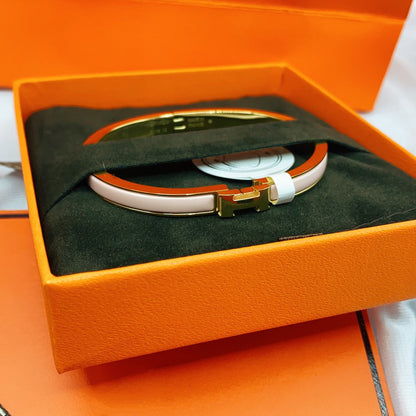 [Kismet Jewels ]CLASSIC HM CLIC  PINK 8MM ENAMEL BRACELET