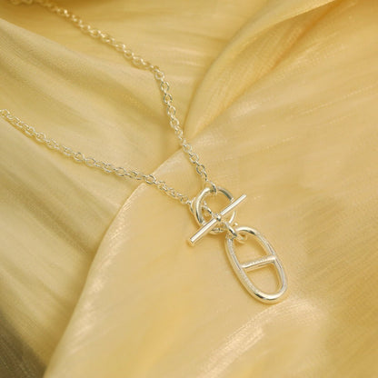 [Kismet Jewels ]HM CHAINE D'ANCRE PENDANT NECKLACE STERLING SILVER