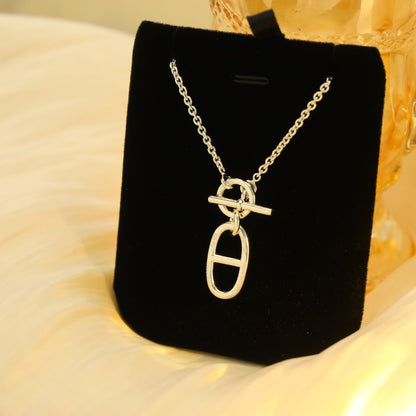 [Kismet Jewels ]HM CHAINE D'ANCRE PENDANT NECKLACE STERLING SILVER