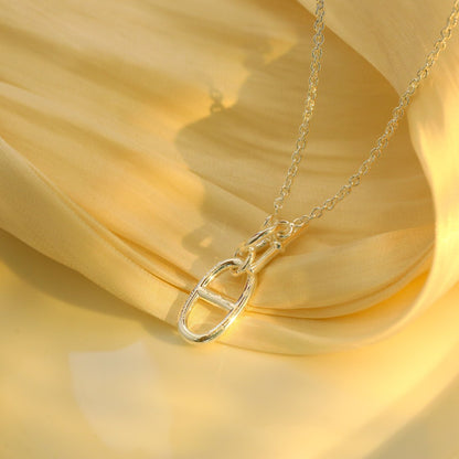 [Kismet Jewels ]HM CHAINE D'ANCRE PENDANT NECKLACE STERLING SILVER