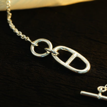 [Kismet Jewels ]HM CHAINE D'ANCRE PENDANT NECKLACE STERLING SILVER