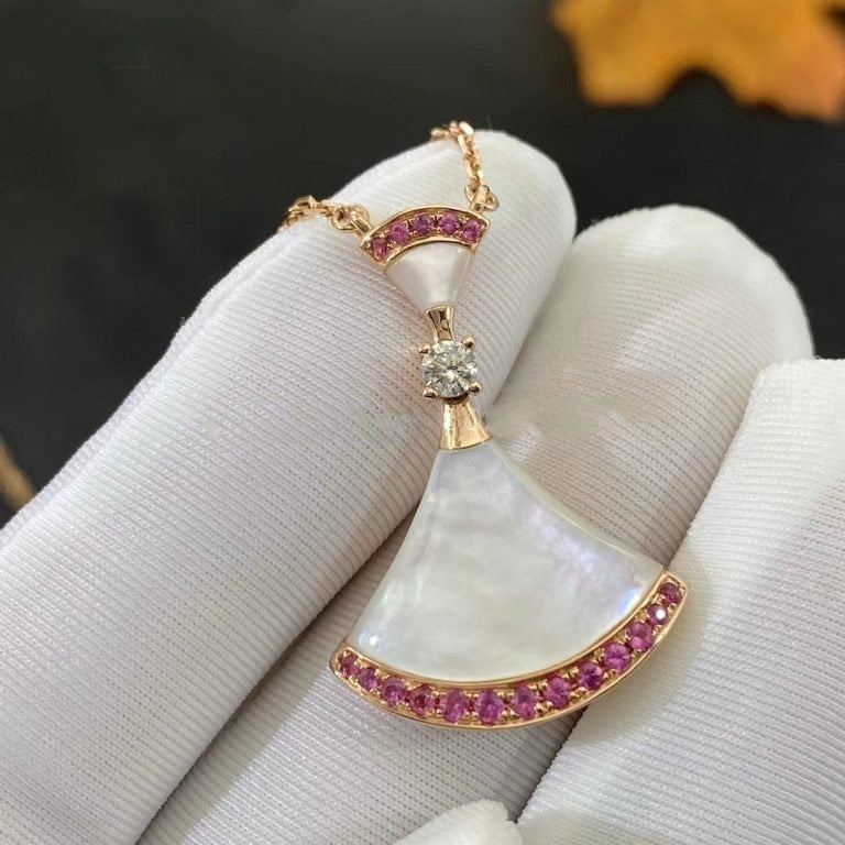 [Kismet Jewels ]DREAM NECKLACE MOP PINK DIAMOND