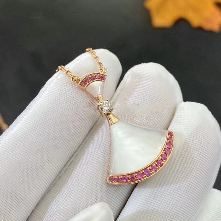 [Kismet Jewels ]DREAM NECKLACE MOP PINK DIAMOND