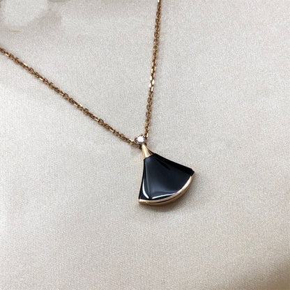 [Kismet Jewels ]DREAM NECKLACE ONYX 1 DIAMOND