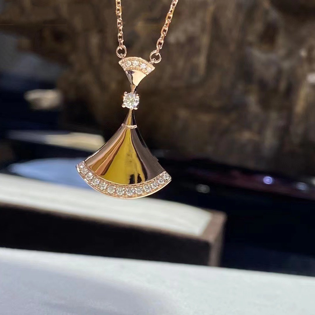 [Kismet Jewels ]DREAM NECKLACE PINK GOLD DIAMOND