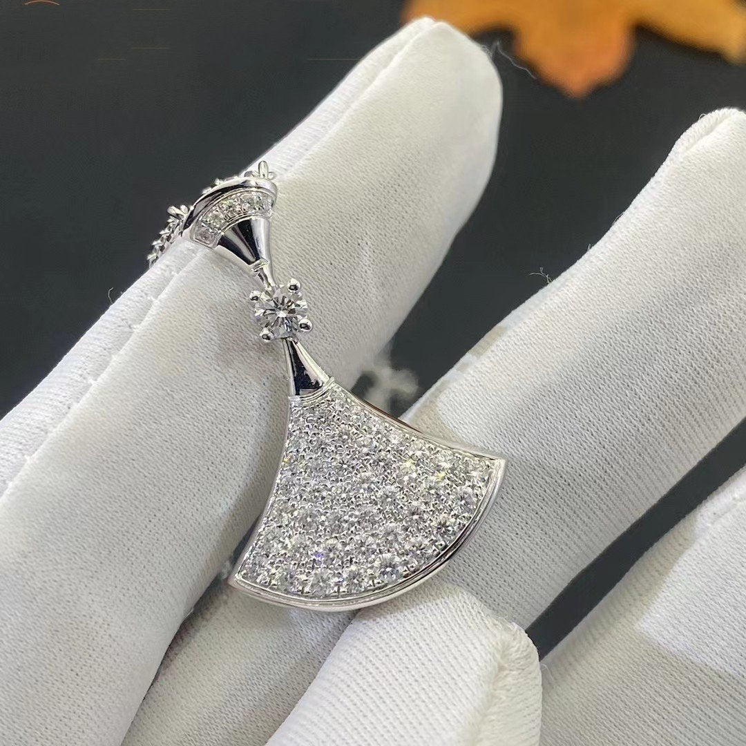 [Kismet Jewels ]DREAM NECKLACE SILVER FULL DIAMOND