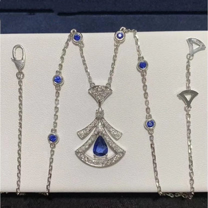 [Kismet Jewels ]DREAM NECKLACE AGATE DIAMOND SILVER