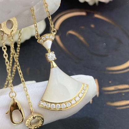 [Kismet Jewels ]DREAM NECKLACE MOP GOLD DIAMOND