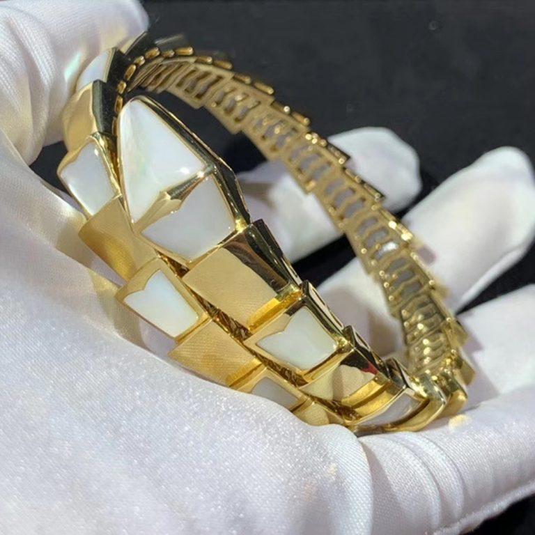 [Kismet Jewels ]SERPENTI BRACELET MOP GOLD