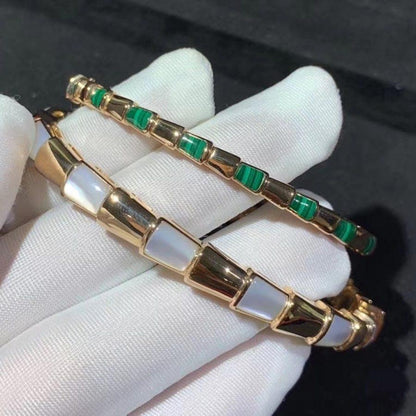 [Kismet Jewels ]SERPENTI BRACELET PINK GOLD MOP