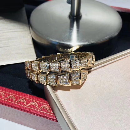 [Kismet Jewels ]SERPENTI BRACELET 8MM GOLD DIAMOND