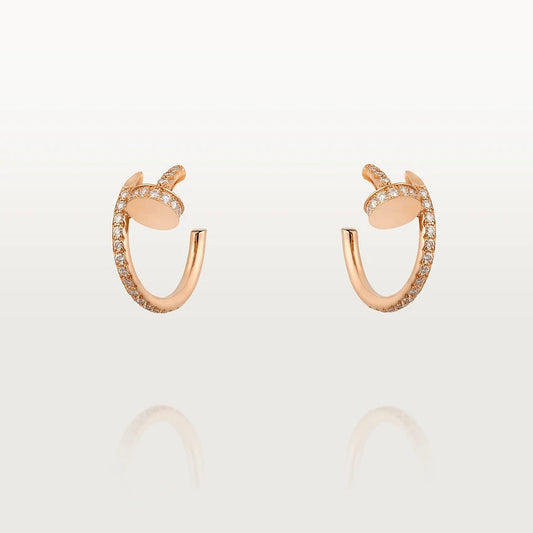 [Kismet Jewels ]JUSTE EARRINGS 12.75MM PINK GOLD DIAMOND