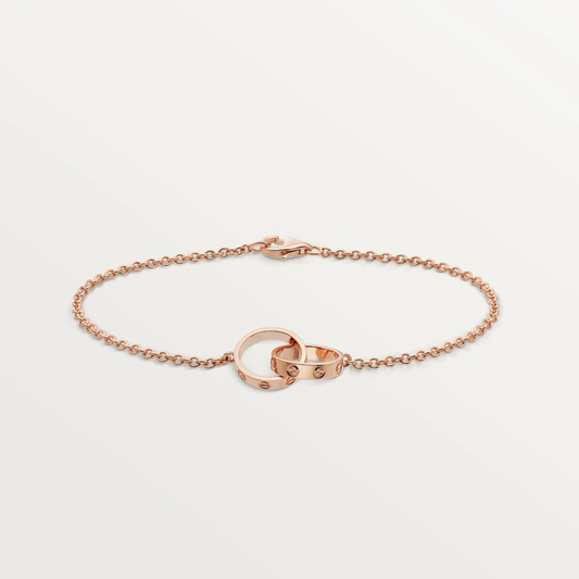 [Kismet Jewels ]LOVE BRACELET DOUBLE RING
