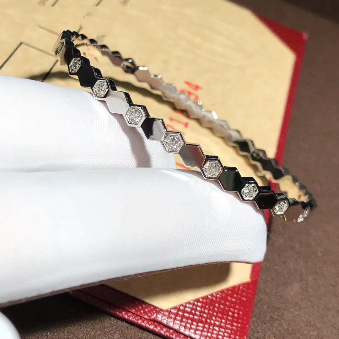 [Kismet Jewels ]BEE LOVE SILVER DIAMOND BRACELET