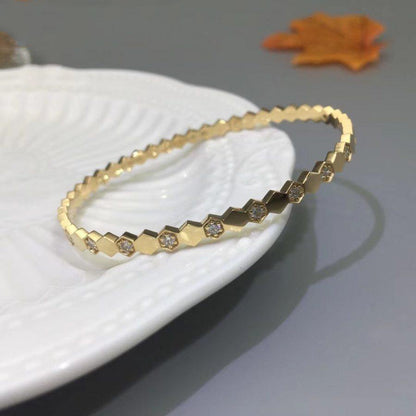 [Kismet Jewels ]BEE LOVE GOLD DIAMOND BRACELET