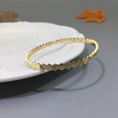 [Kismet Jewels ]BEE LOVE GOLD DIAMOND BRACELET