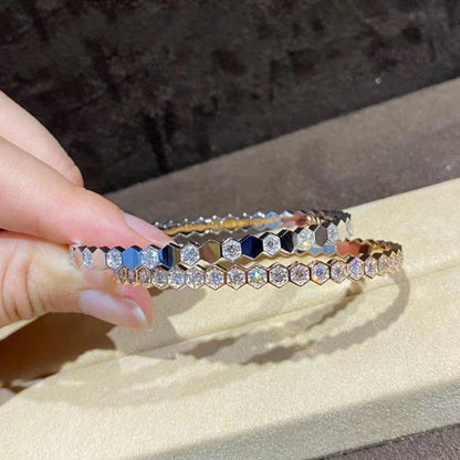 [Kismet Jewels ]BEE LOVE GOLD BRACELET FULL DIAMOND