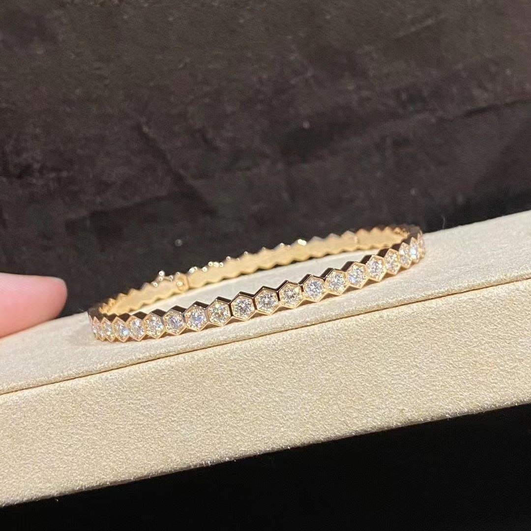 [Kismet Jewels ]BEE LOVE GOLD BRACELET FULL DIAMOND