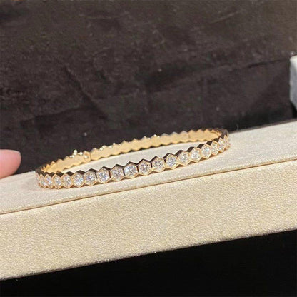 [Kismet Jewels ]BEE LOVE GOLD BRACELET FULL DIAMOND