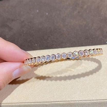 [Kismet Jewels ]BEE LOVE GOLD BRACELET FULL DIAMOND