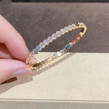 [Kismet Jewels ]BEE LOVE GOLD BRACELET FULL DIAMOND