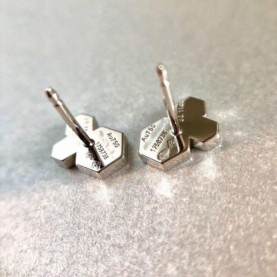 [Kismet Jewels ]BEE LOVE SILVER DIAMOND EARRINGS