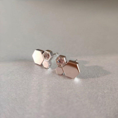[Kismet Jewels ]BEE LOVE SILVER DIAMOND EARRINGS