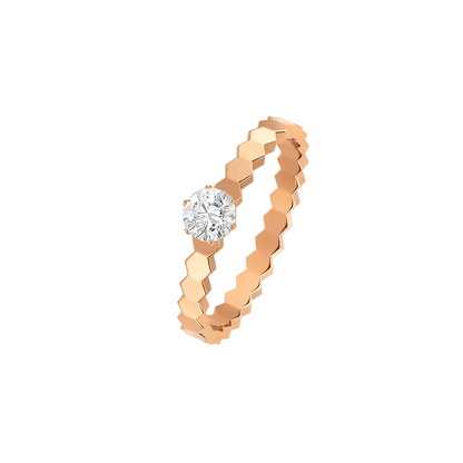 [Kismet Jewels ]BEE LOVE RING PINK GOLD 1 DIAMOND