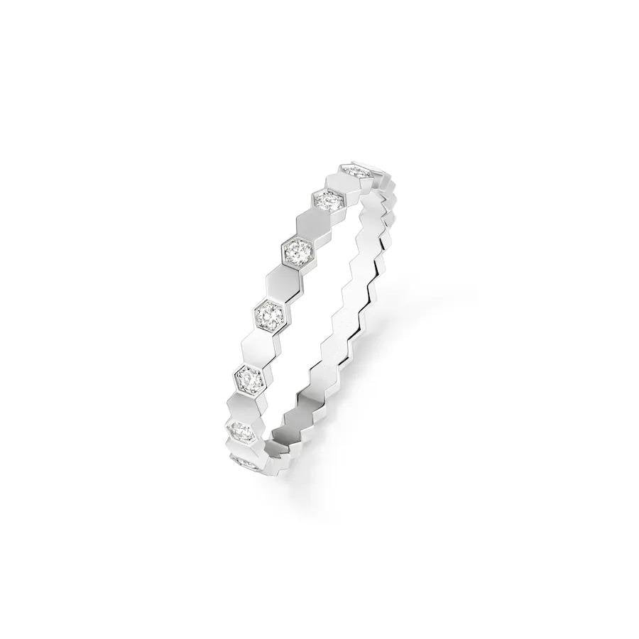 [Kismet Jewels ]BEE LOVE RING SILVER DIAMOND