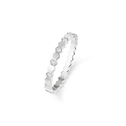 [Kismet Jewels ]BEE LOVE RING SILVER DIAMOND