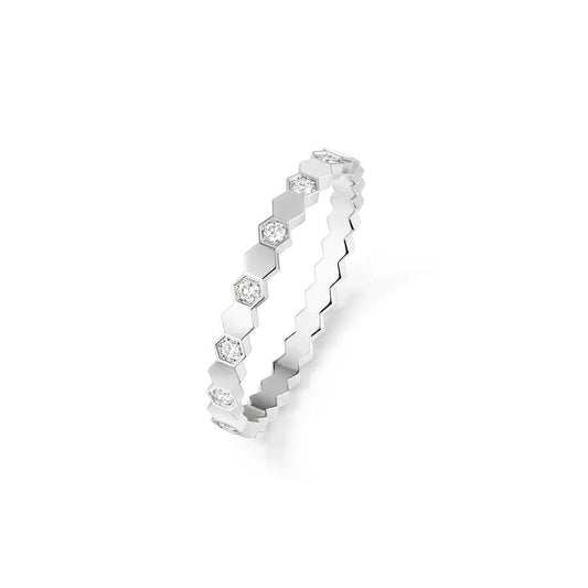 [Kismet Jewels ]BEE LOVE RING SILVER DIAMOND