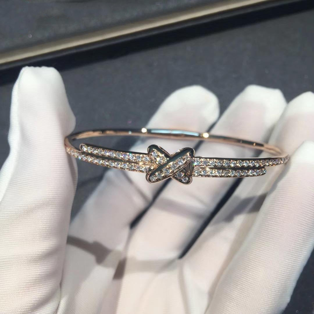 [Kismet Jewels ]JEUX DE BRACELET DIAMONDS PINK GOLD