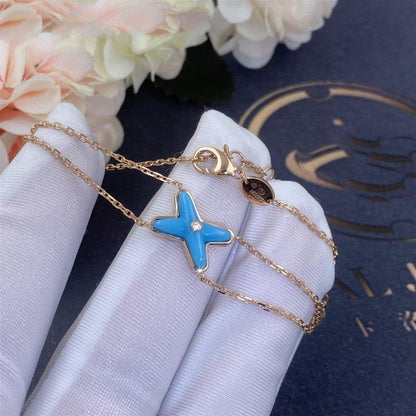 [Kismet Jewels ]JEUX BRACELET TURQUOISE PINK GOLD 1 DIAMOND