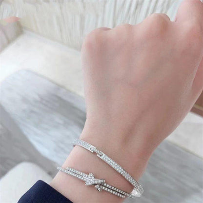 [Kismet Jewels ]JEUX DE BRACELET DIAMONDS SILVER