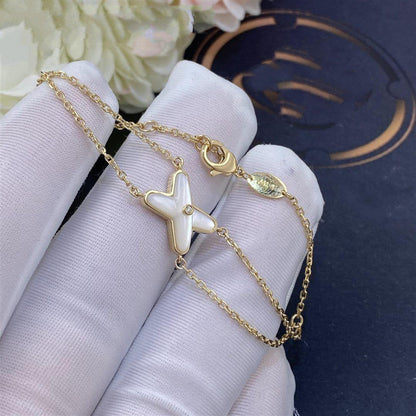 [Kismet Jewels ]JEUX BRACELET WHITE MOP GOLD 1 DIAMOND