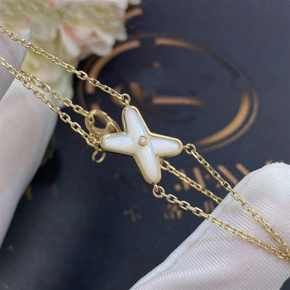 [Kismet Jewels ]JEUX BRACELET WHITE MOP GOLD 1 DIAMOND