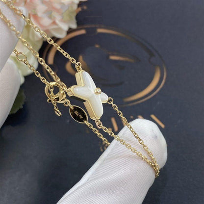 [Kismet Jewels ]JEUX BRACELET WHITE MOP GOLD 1 DIAMOND