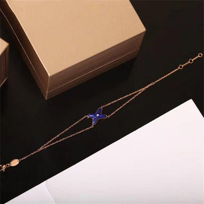 [Kismet Jewels ]Hollow Design Four-Leaf Clover Flower Shape Ring