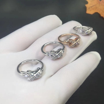 [Kismet Jewels ]JEUX DE SILVER DIAMOND RING