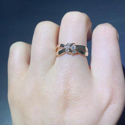 [Kismet Jewels ]LIENS RING PINK GOLD DIAMOND